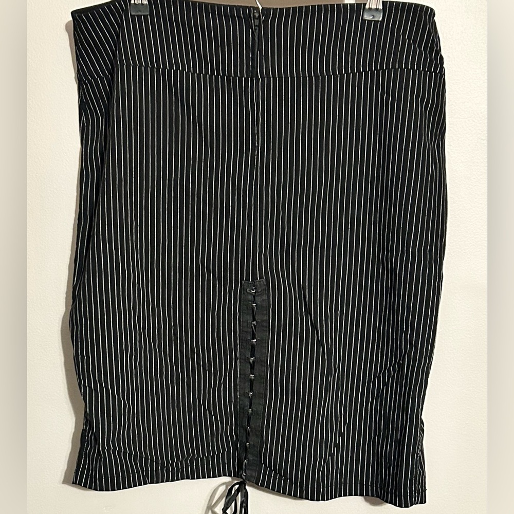 Y2K Serious Clothing LA XXL Corset style Pencil Skirt Retro Plus